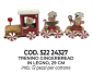 24327 TRENINO GINGER LEGNO 29 CM. 24327 TRENINO GINGER LEGNO 29 CM.