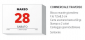 BM210 BLOCCO CALENDARIO 11,5X8,5 BM210 BLOCCO CALENDARIO 11,5X8,5
